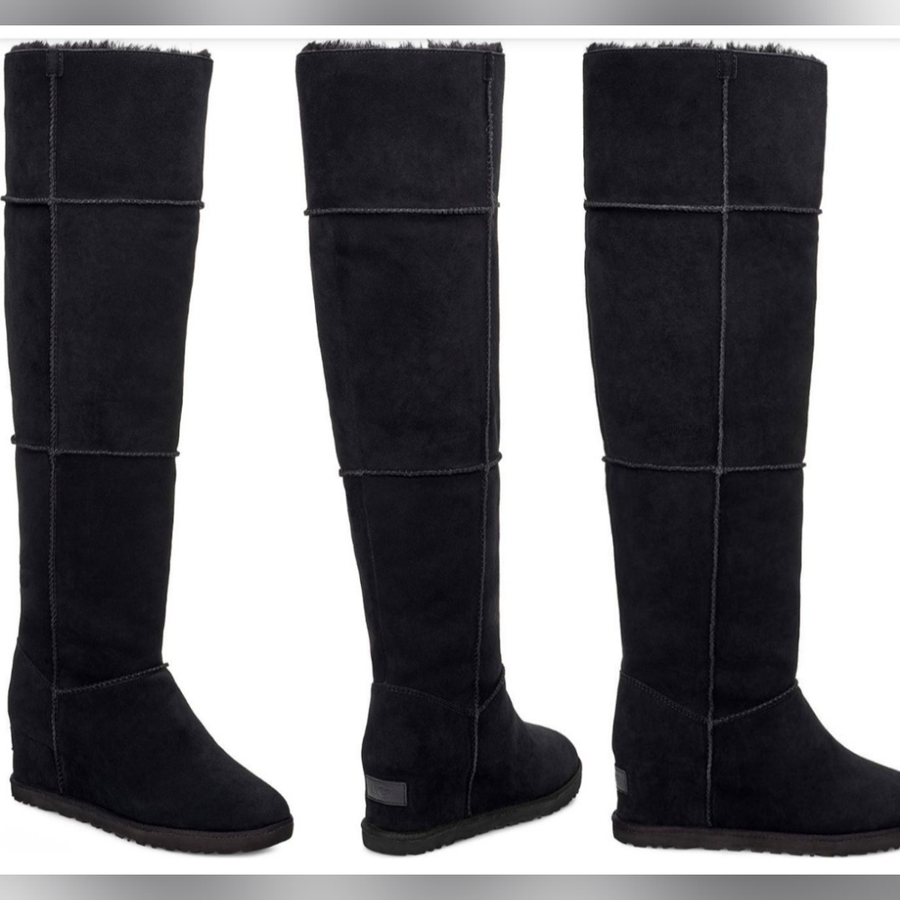 UGG Classic Femme Faux Fur Over the Knee Boots - worn only once